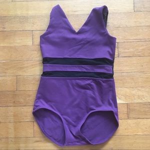 Purple Pixies Fifi Leotard. Purple. Child Large.